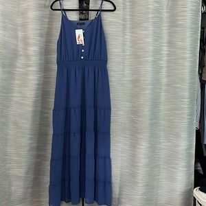 NWT- PRETTYGARDEN Spaghetti Strap Sleeveless High Waist Long Maxi Dresses